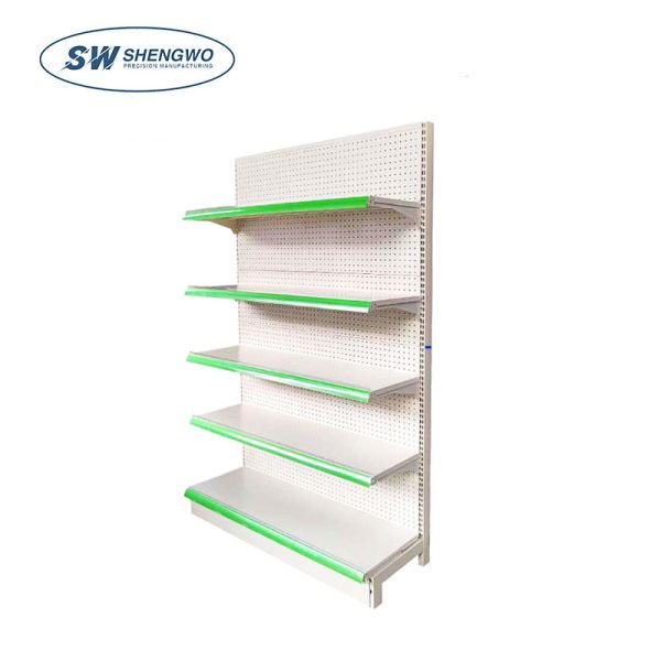 Custom Metal Supermarket Shelves: Durable, Adjustable, and Perfect for Retail Displays