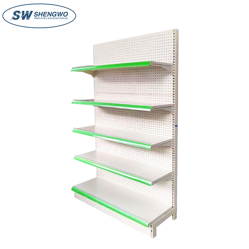 Custom Metal Supermarket Shelves: Durable, Adjustable, and Perfect for Retail Displays