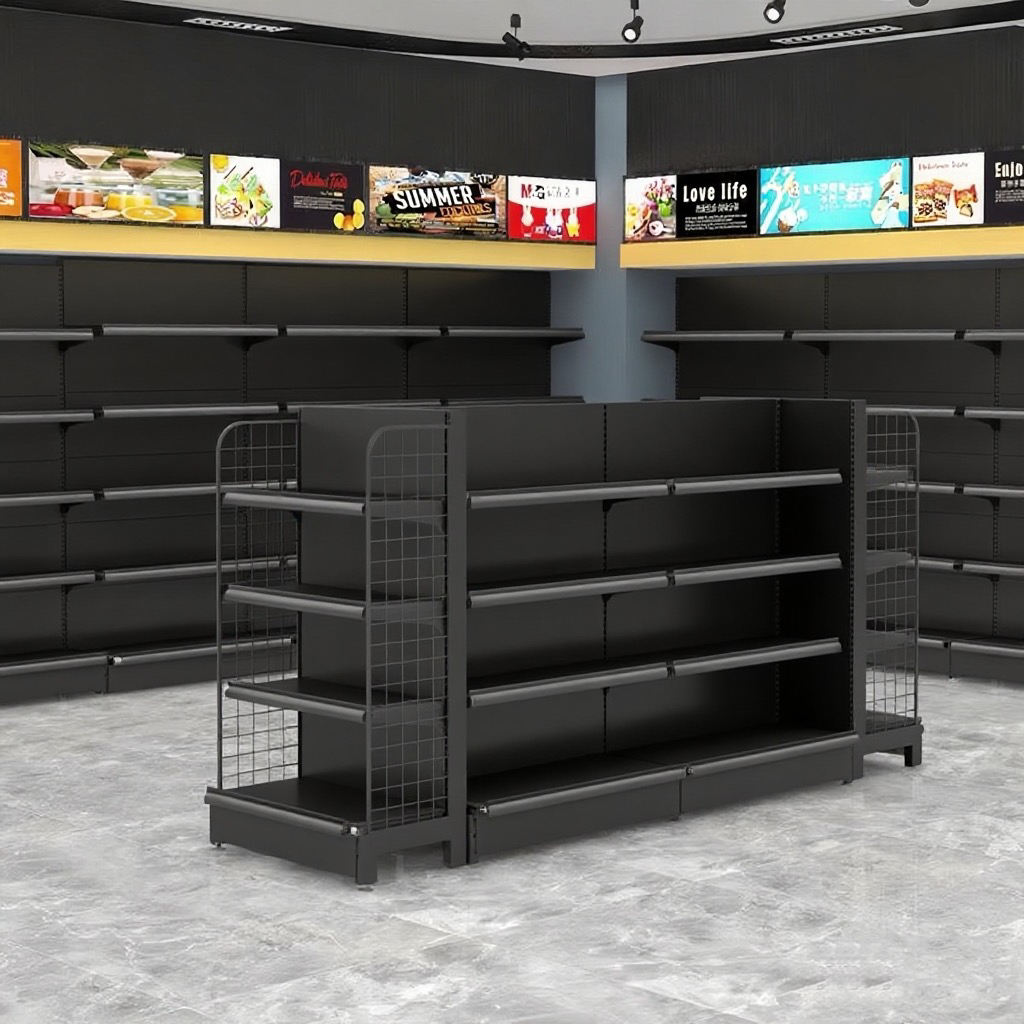 Heavy-Duty Adjustable Steel Storage & Display Rack