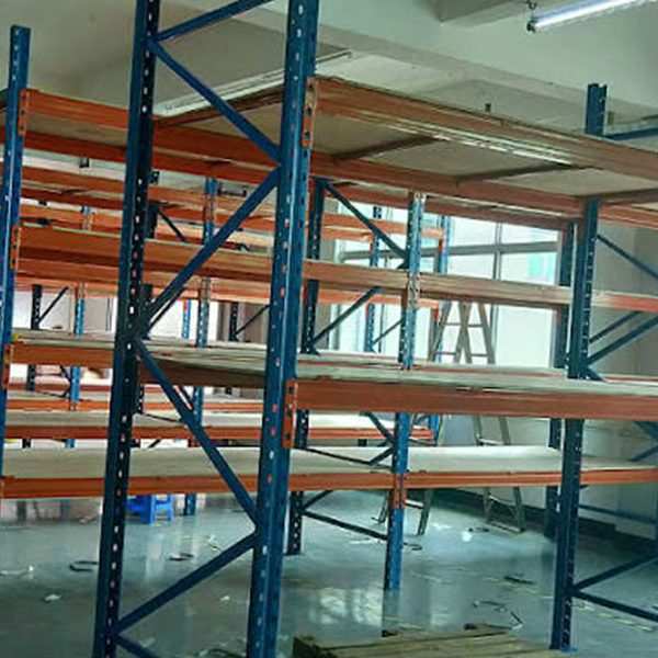 Warehouse logistics shelves