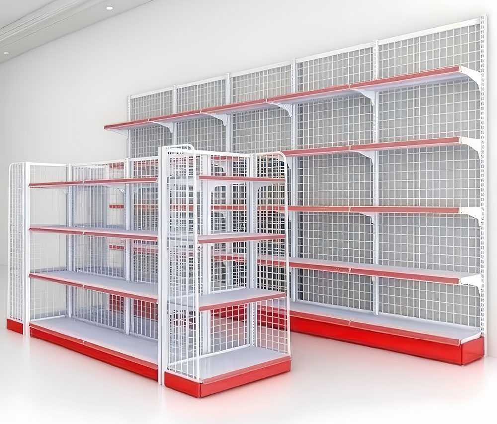 Shengwo's Adjustable Mesh Back Shelving