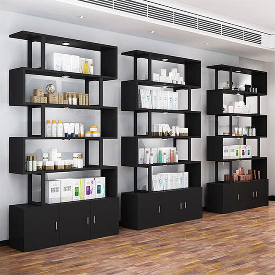 beauty supply store shelves​