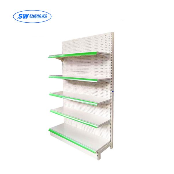 Custom Metal Supermarket Shelves: Durable, Adjustable, and Perfect for Retail Displays