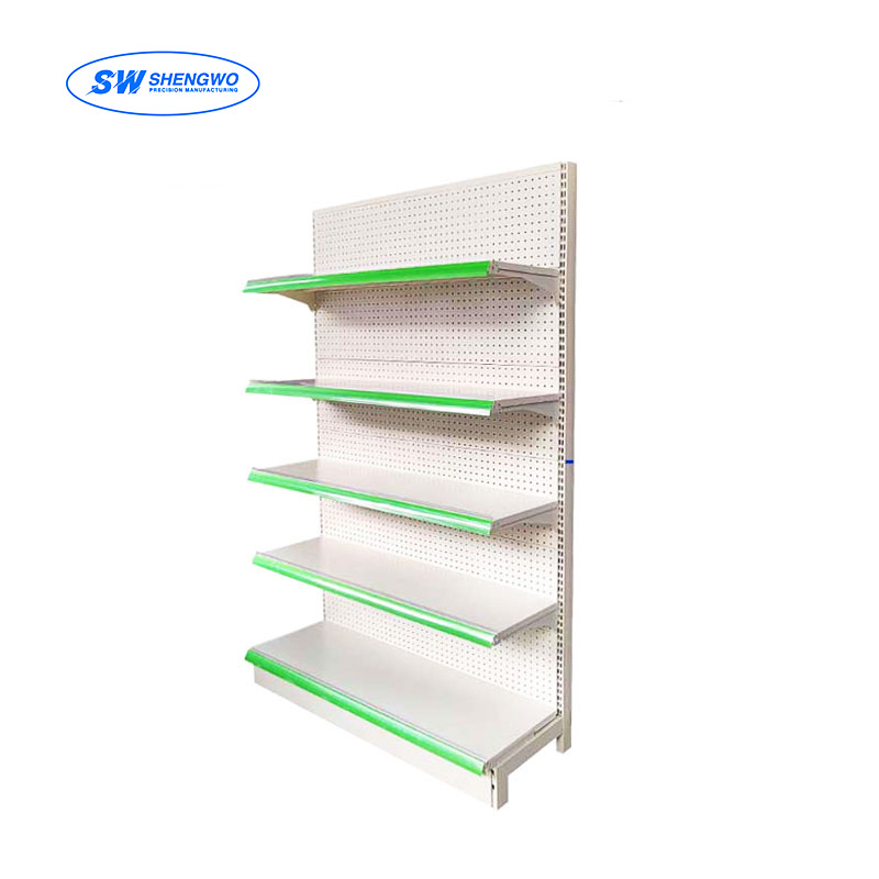 Custom Metal Supermarket Shelves: Durable, Adjustable, and Perfect for Retail Displays