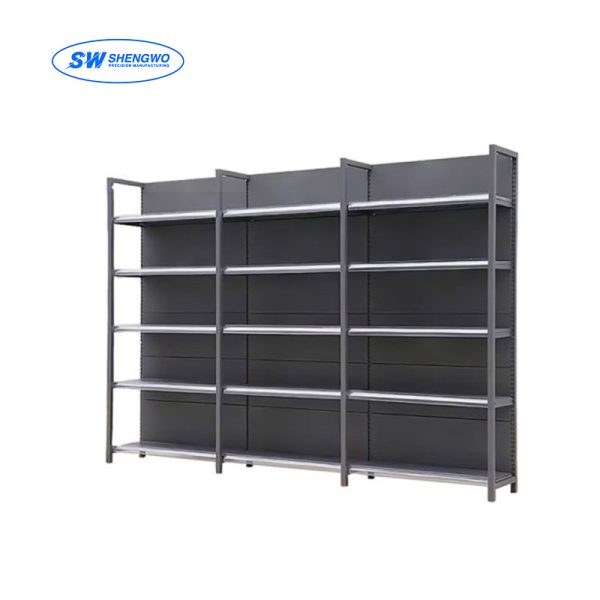 Adjustable multifunctional heavy-duty steel display/storage shelf