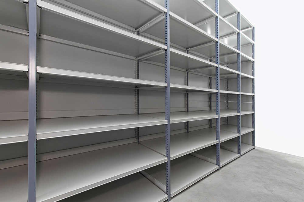 commercial metal shelving