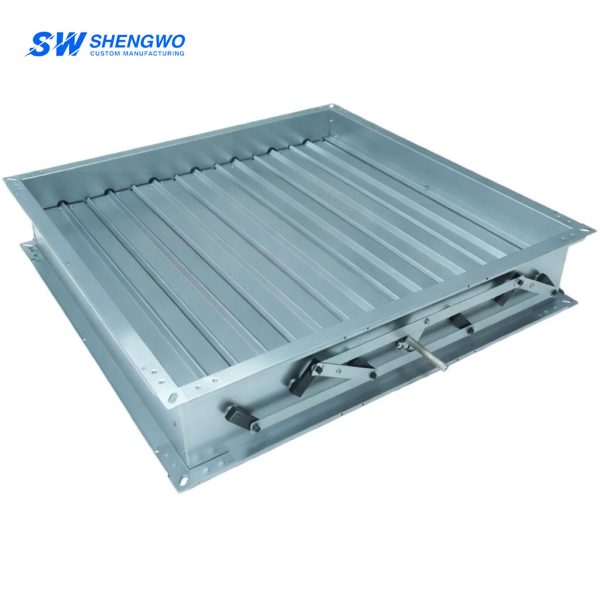 Industrial Galvanized Steel Air Damper for Factory Ventilation & Airflow Control
