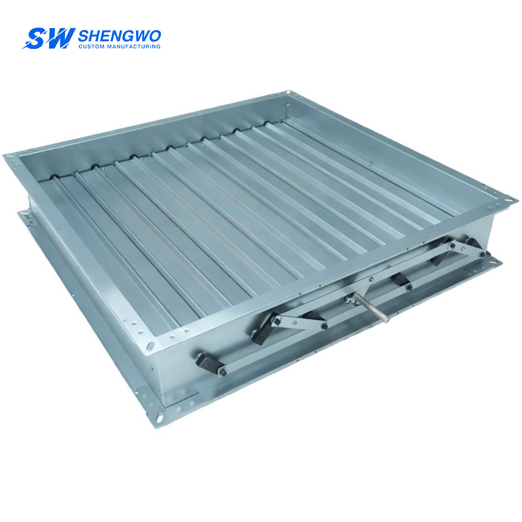 Industrial Galvanized Steel Air Damper for Factory Ventilation & Airflow Control