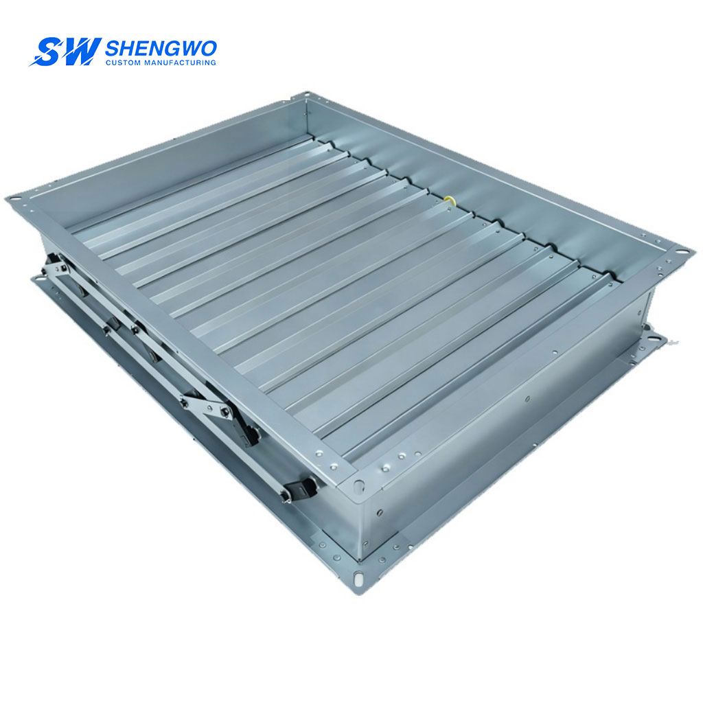 OEM Galvanized Steel HVAC Air Damper for AHU & Ventilation Systems