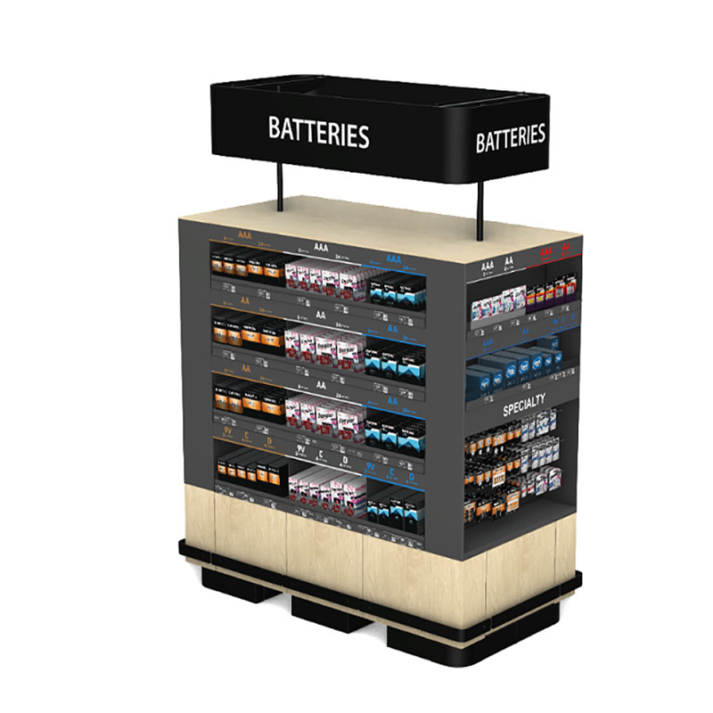 Custom Battery Display Racks Manufactured to Your Drawings